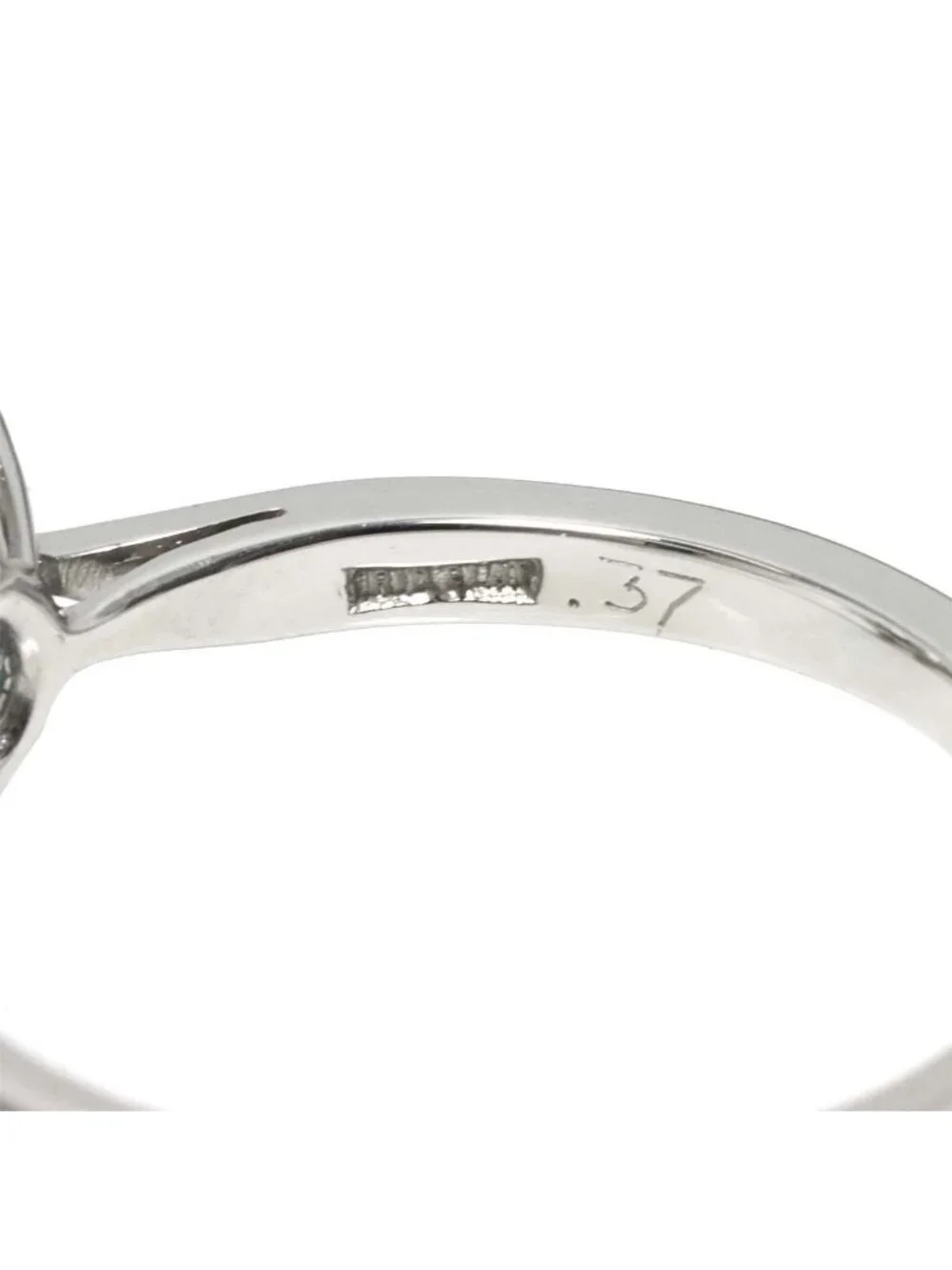 Tiffany & Co Ring Emerald Diamond Pt Platinum